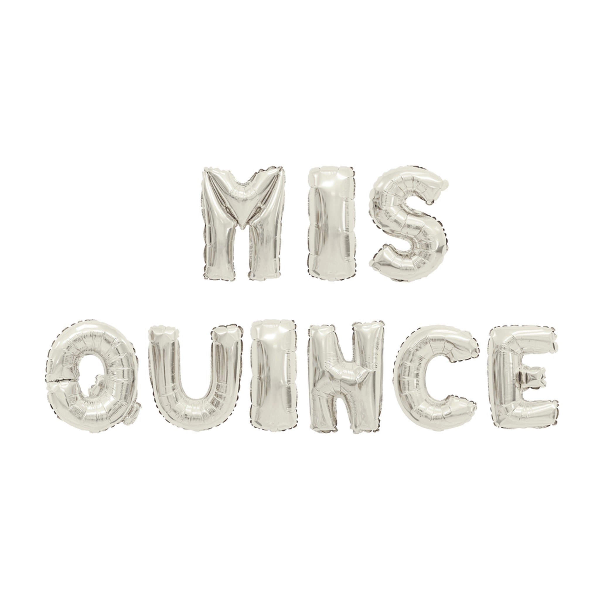 Mis Quince Balloon Silver